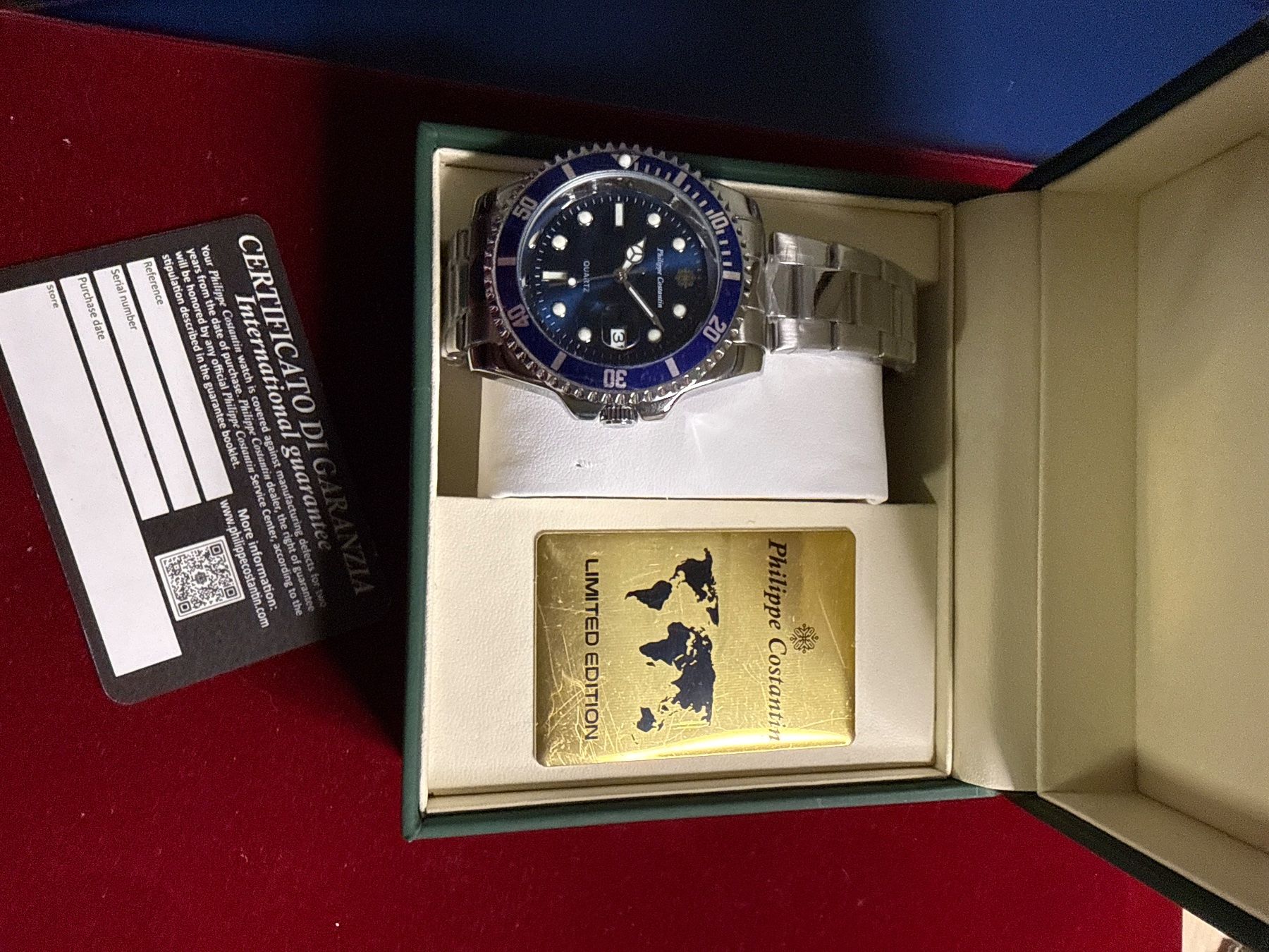 Orologi: Philippe Costantin Quarz 41 mm Neu – Nuovo (secondo la descrizione) da Pfeffingen venduto da Allhandelklgwatches 1