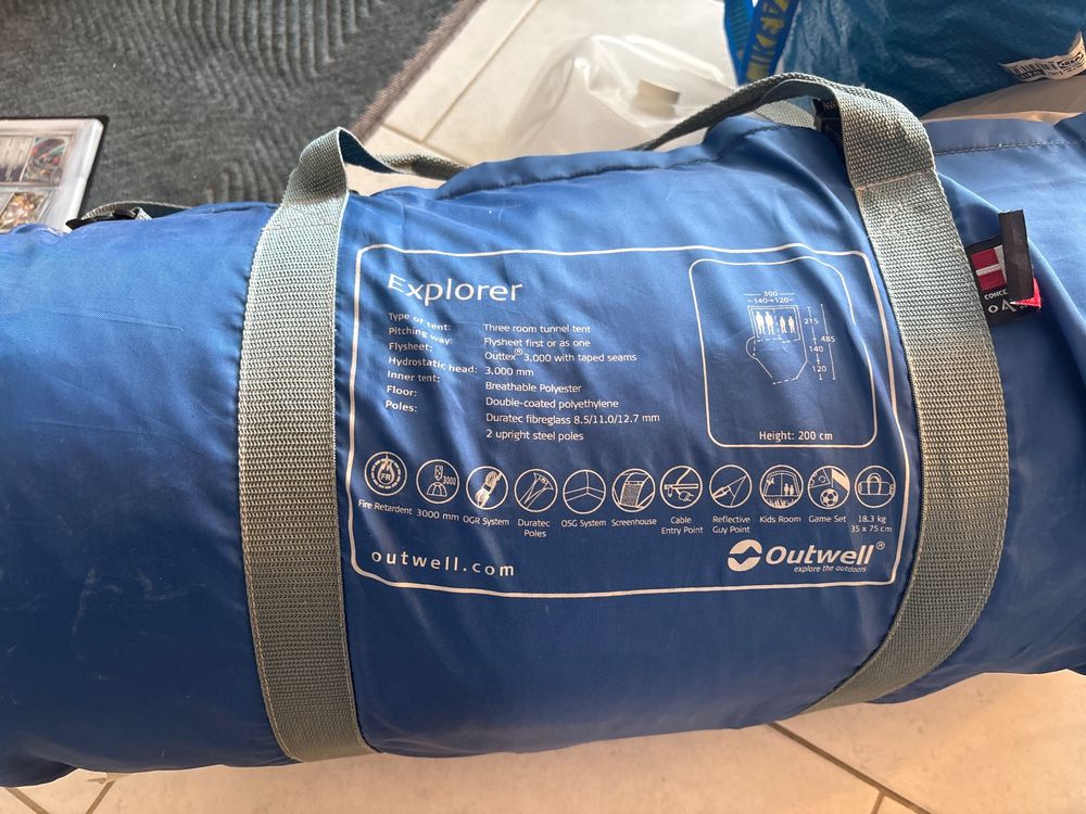 Outwell Zelte: Outwell Explorer Zelt - camping set. – Gebraucht aus Koppigen von aline58 1