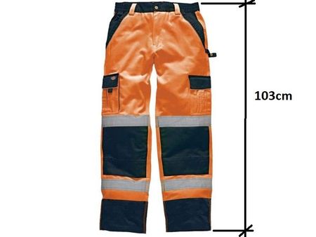 DICKIES Hi-Vis Bundhose Gr.S/46 orange Katalogpreis Fr 86.-