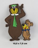 YOGI BÄR und BOOBOO - Aufnäher - Aufbügler - 10,5x7,5cm