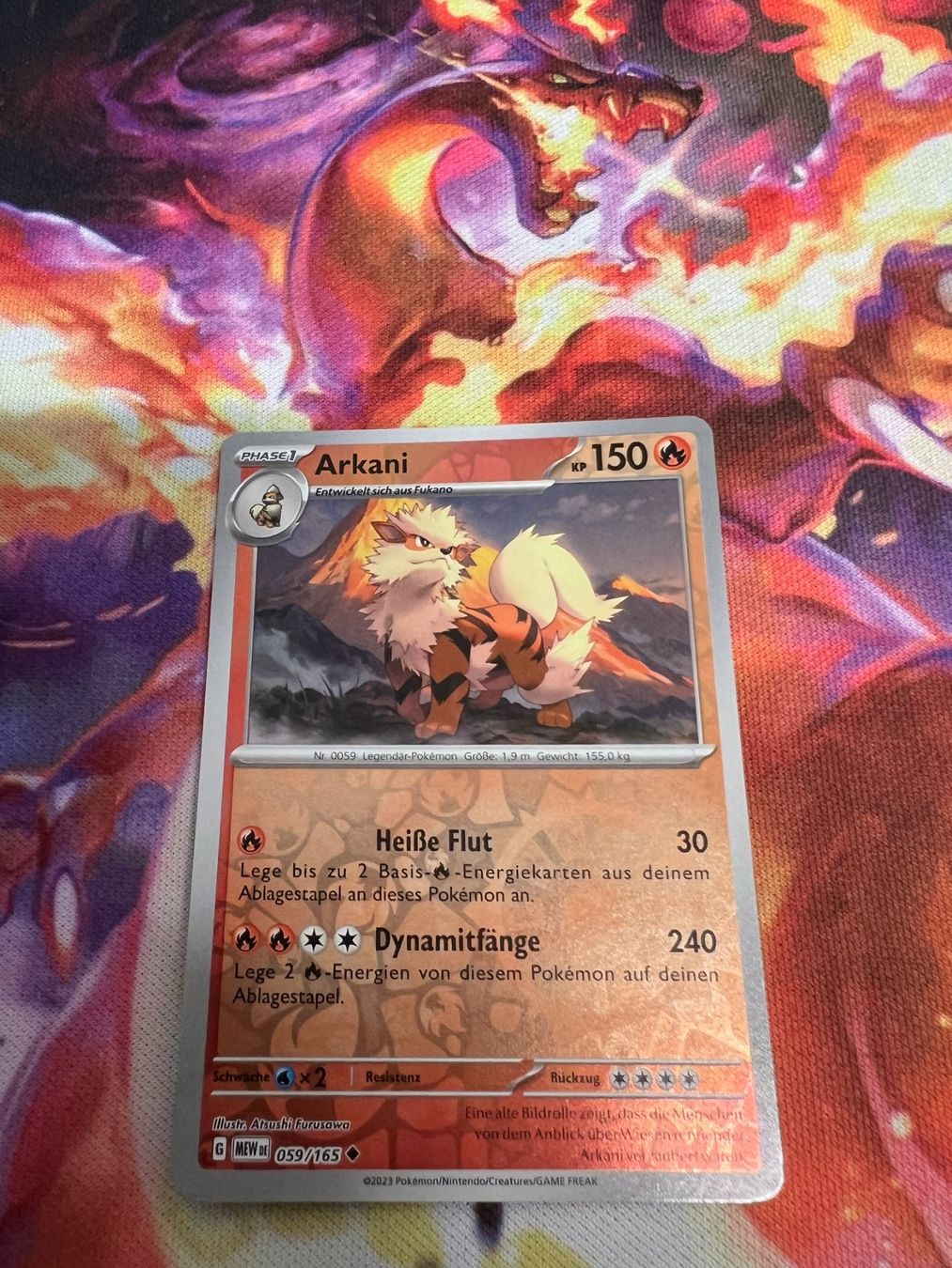 Pokémon Carte collezionabili: Arkani (MEW 059) / Reverse Holo / Pokemon 151 – Nuovo (secondo la descrizione) da Bülach venduto da CherryBlu