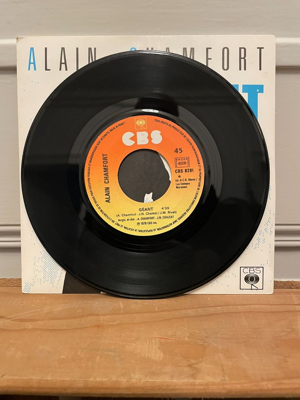 Dischi in vinile: Alain Chamfort – Géant 1980 FR NM – Usato da Bern venduto da Perlweiss 2