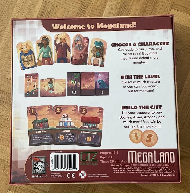 Giochi: MegaLand Red Raven Games - Brettspiel – Usato da Therwil venduto da rubininio 1