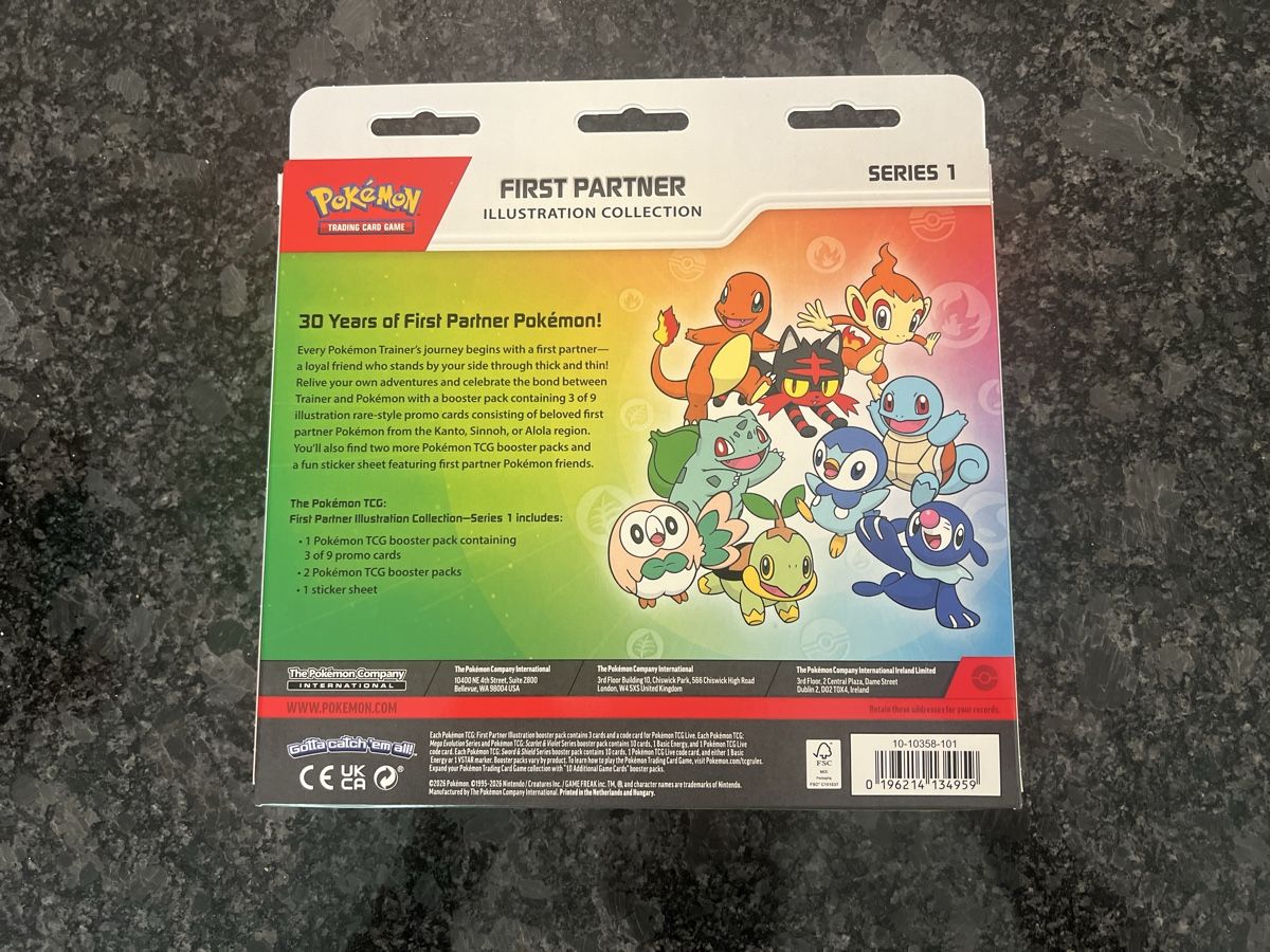 Pokémon Carte collezionabili: Pokemon First Partner Series 1 - EN – Nuovo e nell'imballaggio originale da Luzern venduto da LuzernTCGLab 1