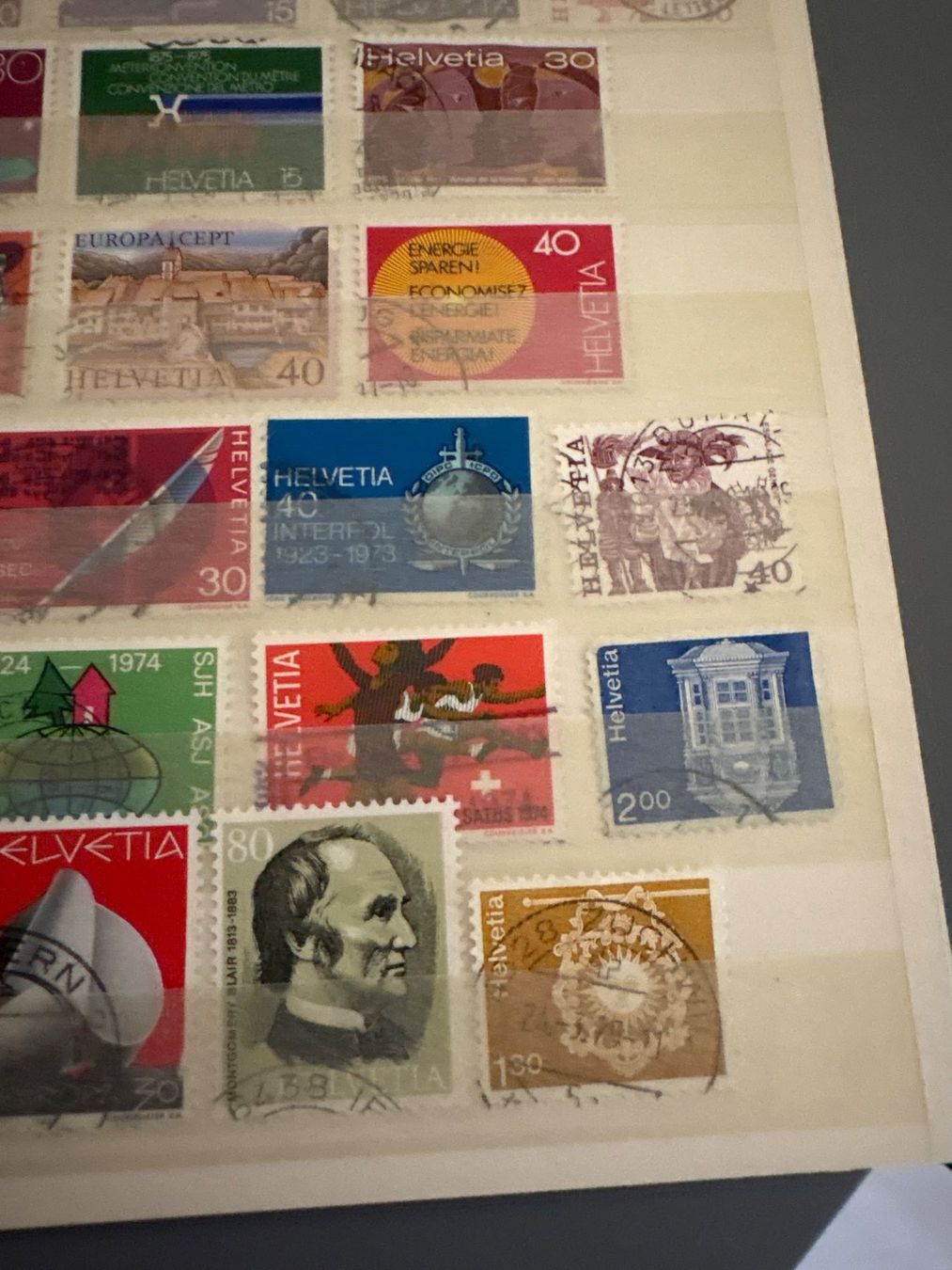 Alle Briefmarken: Alte Briefmarken Sammlung Schweiz - 55 STÜCK – Gebraucht aus Ibach von lisch3 5