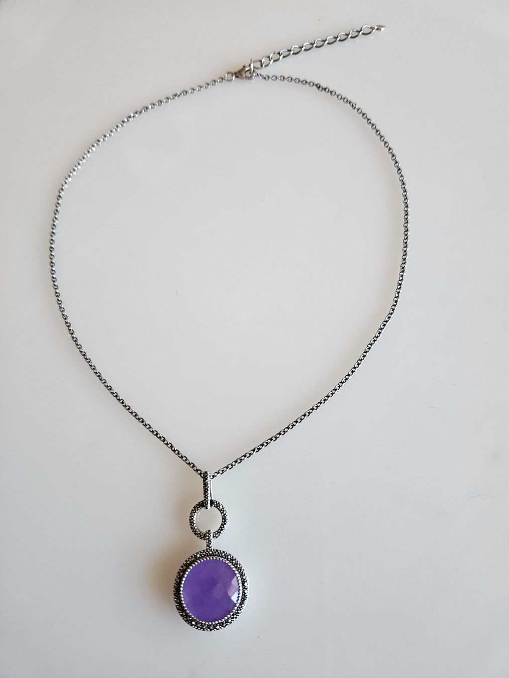 Catenine: Silber Kette mit Jade – Nuovo (secondo la descrizione) da Winterthur venduto da ste_tcx5 1