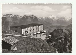 1950, Stanserhorn Köln Hotel mit Unterwaldner Alpen