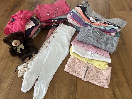 46 teiliges Kleiderpaket Mädchen Grösse 74 ☀️🌞🍁🍂