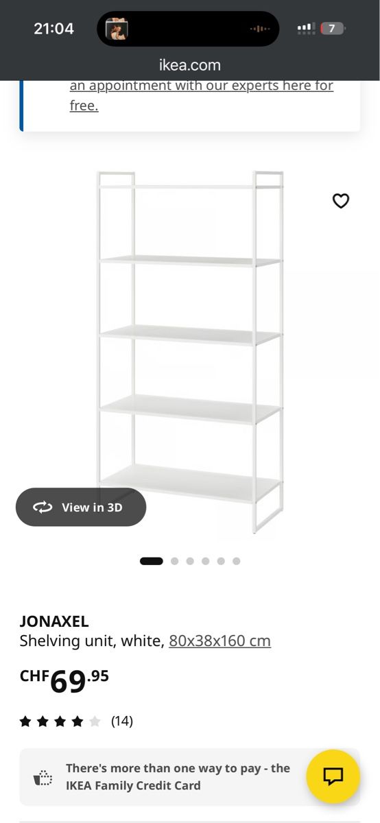Ikea Scaffali: IKEA Jonaxel shelf – Usato da St. Gallen venduto da wuj_8mpk