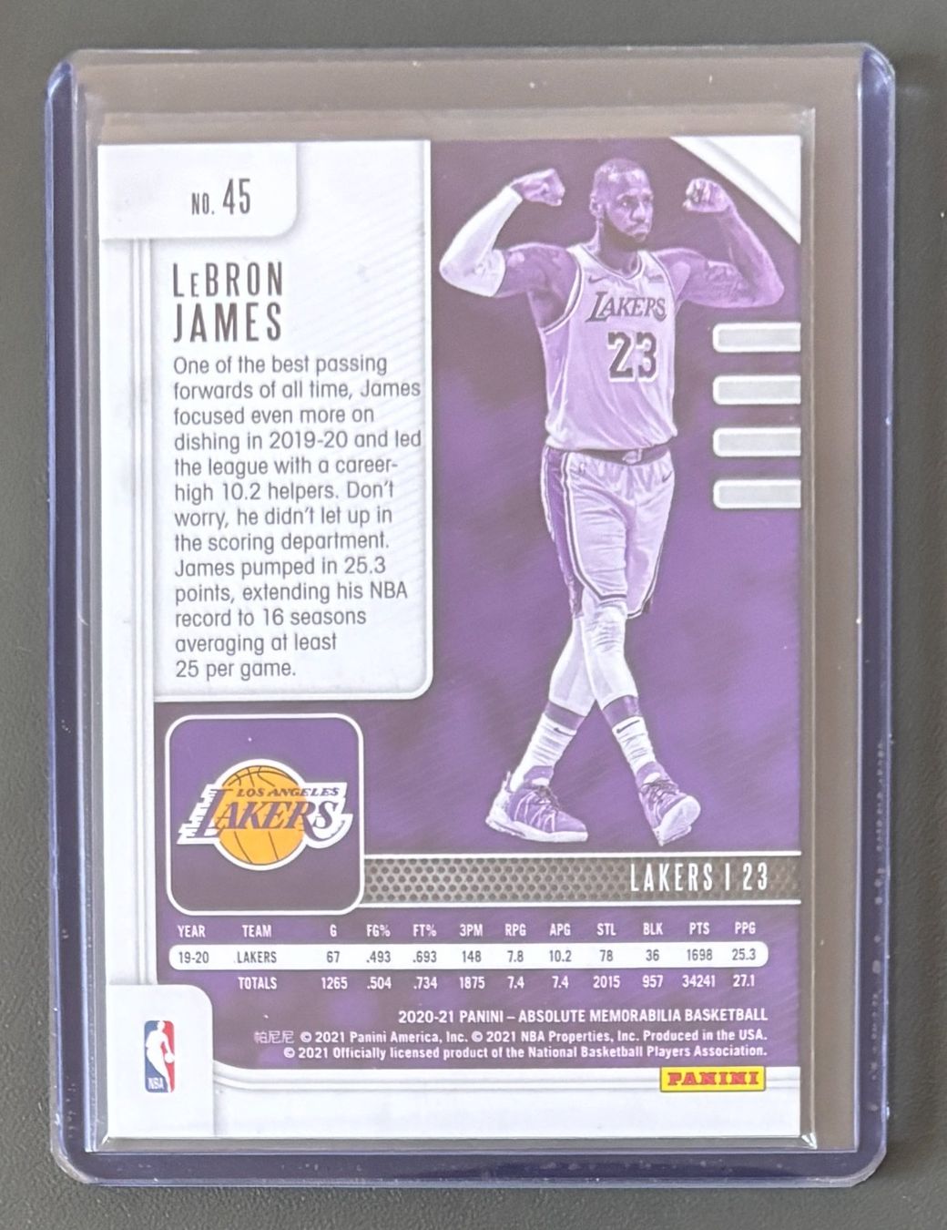 Nba Carte collezionabili: NBA Lebron James 2020-21 Absolute Gold Foil Parallel Card – Nuovo (secondo la descrizione) da Muri b. Bern venduto da winningloser 1