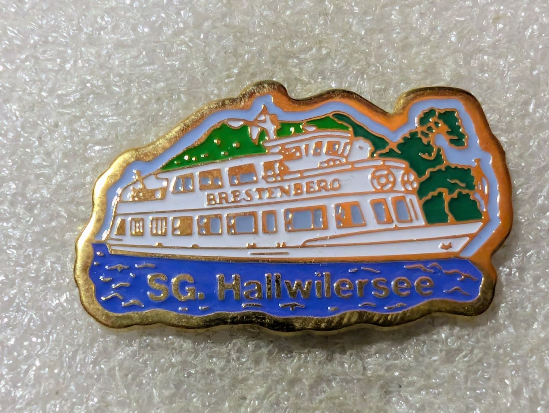 Placchette & Badge: Ansteckpin 78: Schiff SG Hallwilersee – Usato da Oppligen venduto da Pin-Fall-Shop