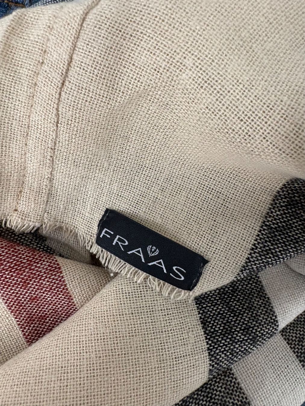 Foulards, Tücher & Schals: leichter Loop Schal von Fraas beige kariert – Neu (gemäss Beschreibung) aus Regensdorf von secondchancefashion 2