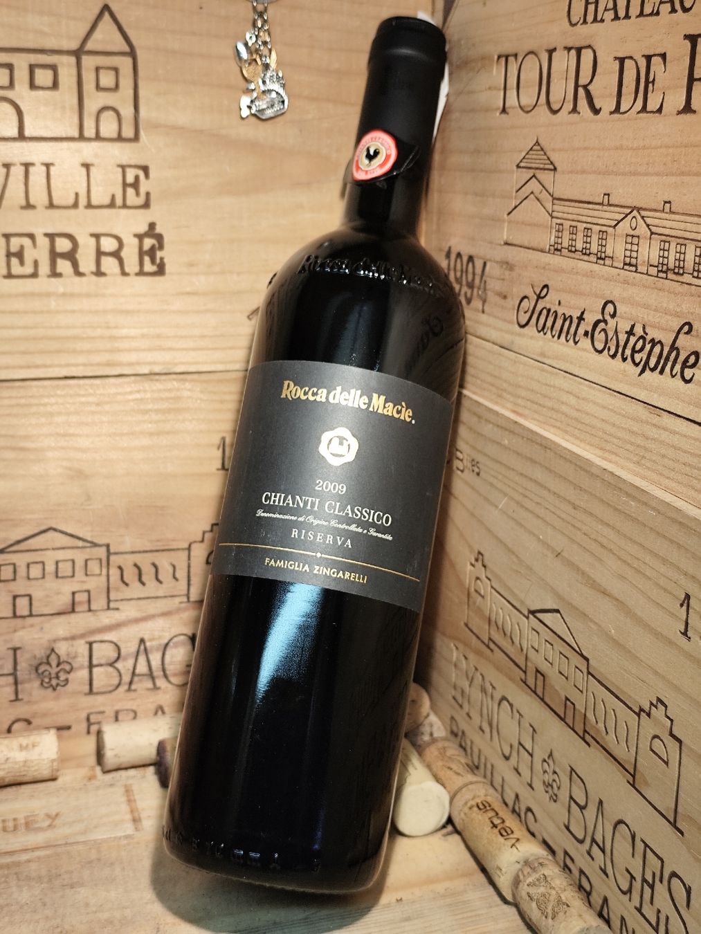 Vino: 3 x 2009 Rocca delle Macie Chianti Classico Riserva – Nuovo e nell'imballaggio originale da Büsserach venduto da Vintage-vins 1