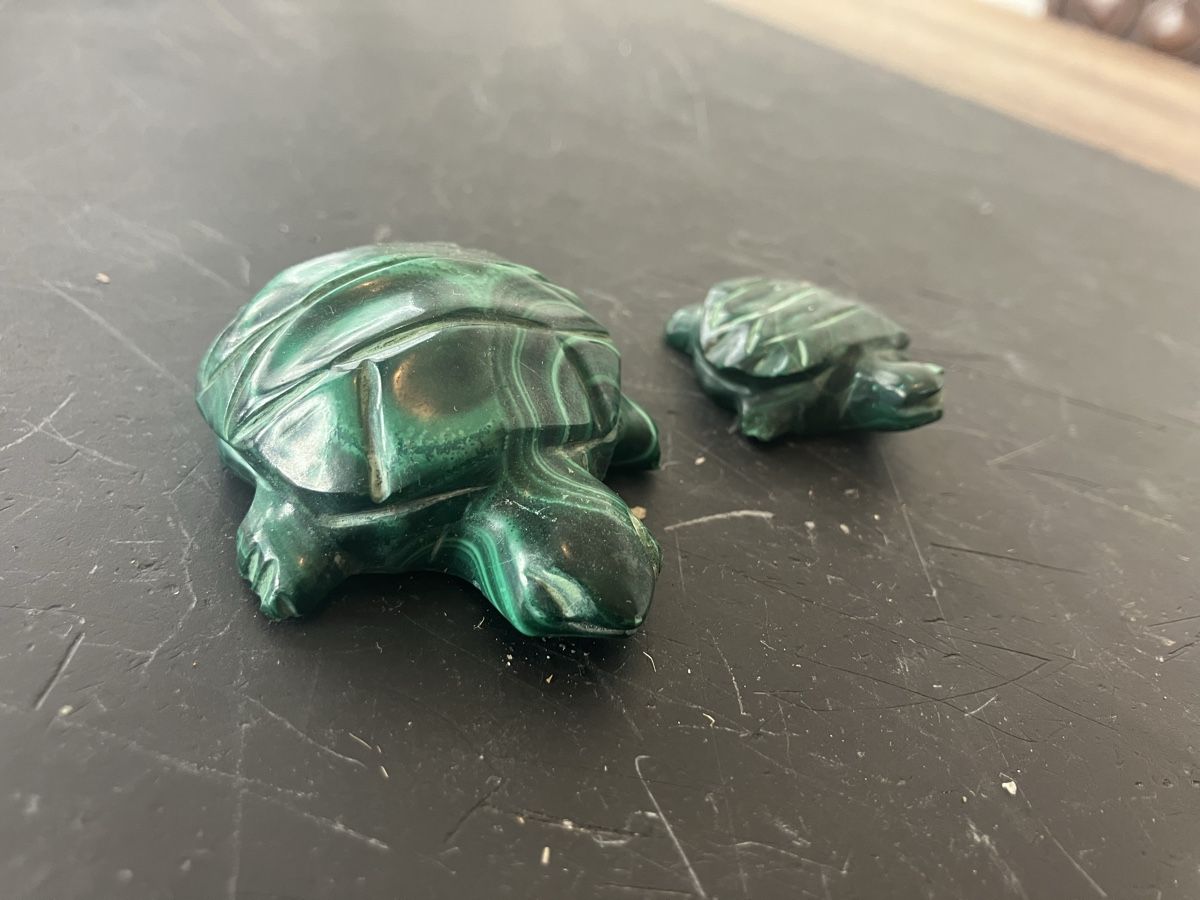Sculture & Statue: 2 statuettes tortues – Usato da Fribourg venduto da Birchler.christian 1