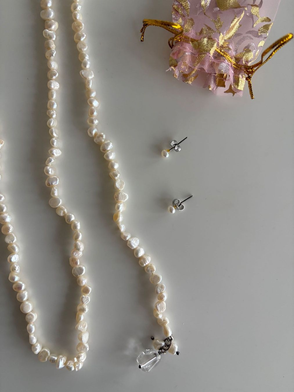 Perle (finte): Perlen - Kette & Ohrstecker – Nuovo e nell'imballaggio originale da Zürich venduto da shopping07 4