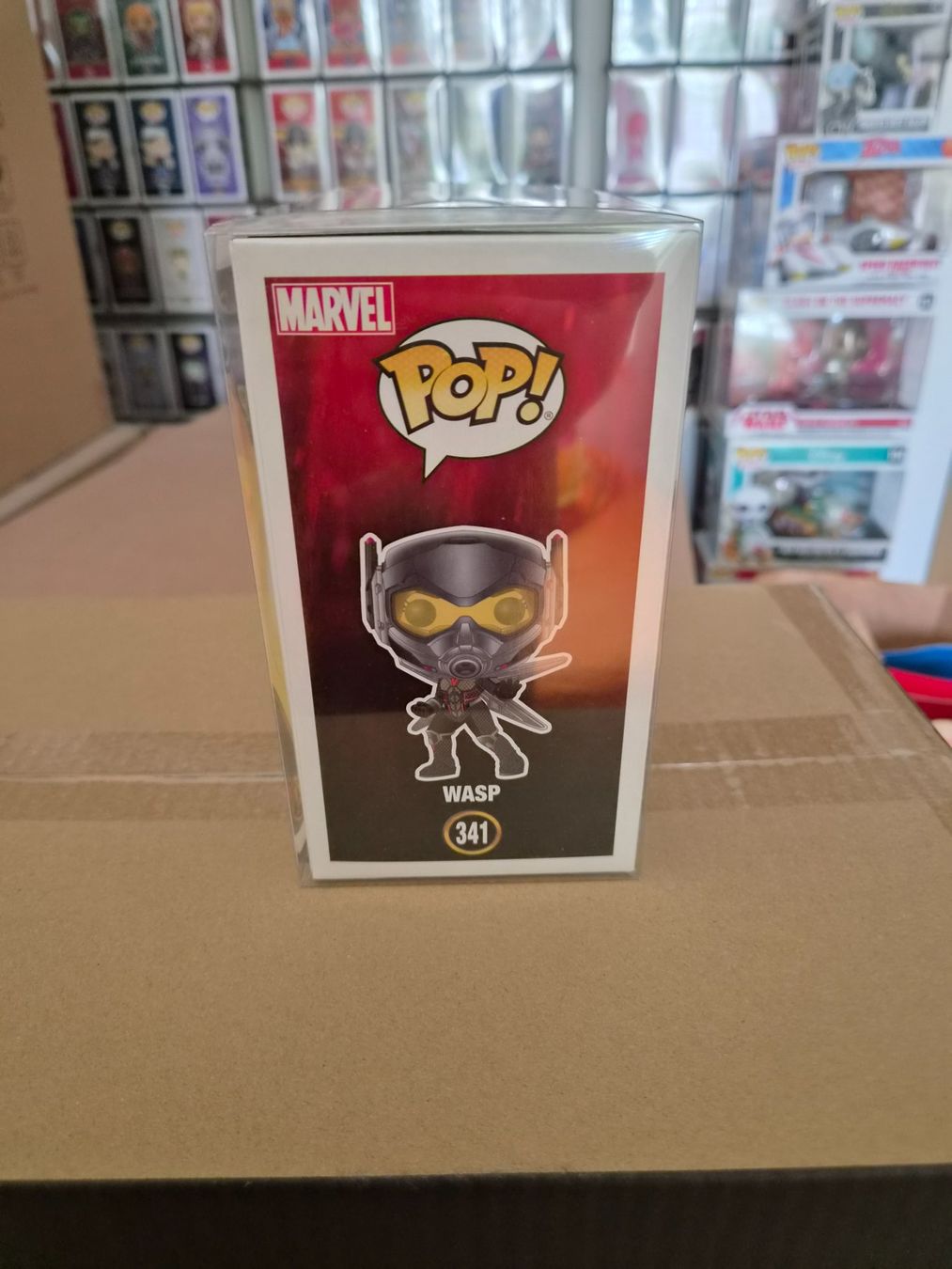 Funko Statuette: Funko Pop! Marvel Wasp Chase #341 mit Protector – Nuovo e nell'imballaggio originale da Sisseln AG venduto da schenk-figuren 3
