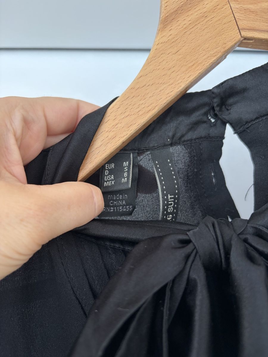 Mango Camicette: Damen Bluse schwarz Grösse M, Mango Vintage – Usato da Zürich venduto da Ambrette9 3