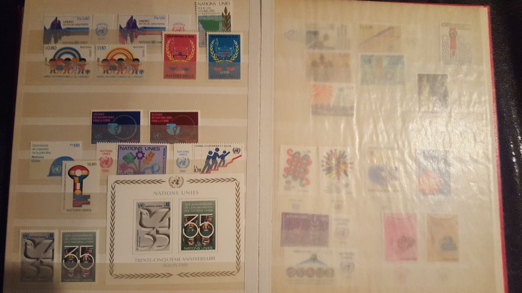Alben: Sammlung Uno Genf 1969-1982 ET + ** – Neu (gemäss Beschreibung) aus Remetschwil von Hofiii 7