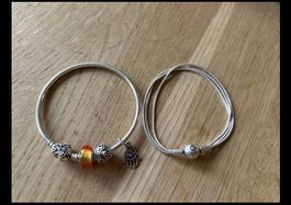 2 pandora armbänder 