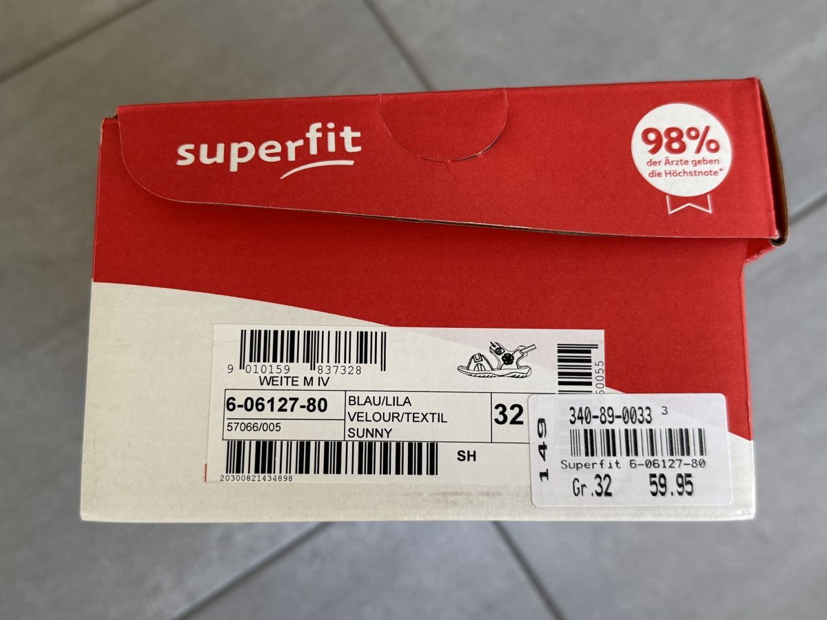 Superfit Scarpe per ragazze: Superfit Sandalen Grösse 32 – Usato da Mägenwil venduto da Bienchen8 5