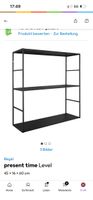 Regal present time Level 45x16x60 cm schwarz