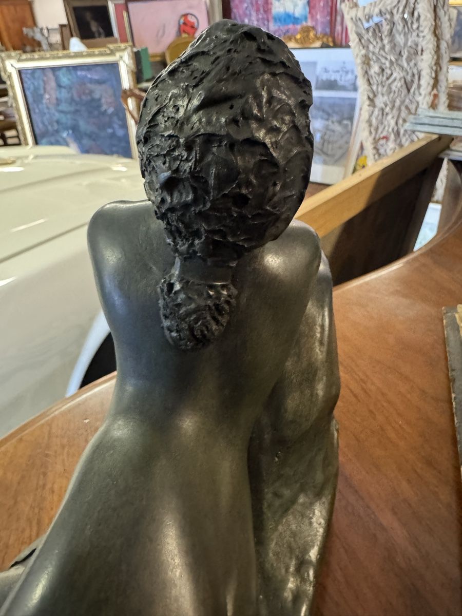 Sculture & Statue: Skulptur Bronze oder bronziert Akt 48x27x16 cm monogr. – Usato da Frasnacht venduto da Kulturpalast 2