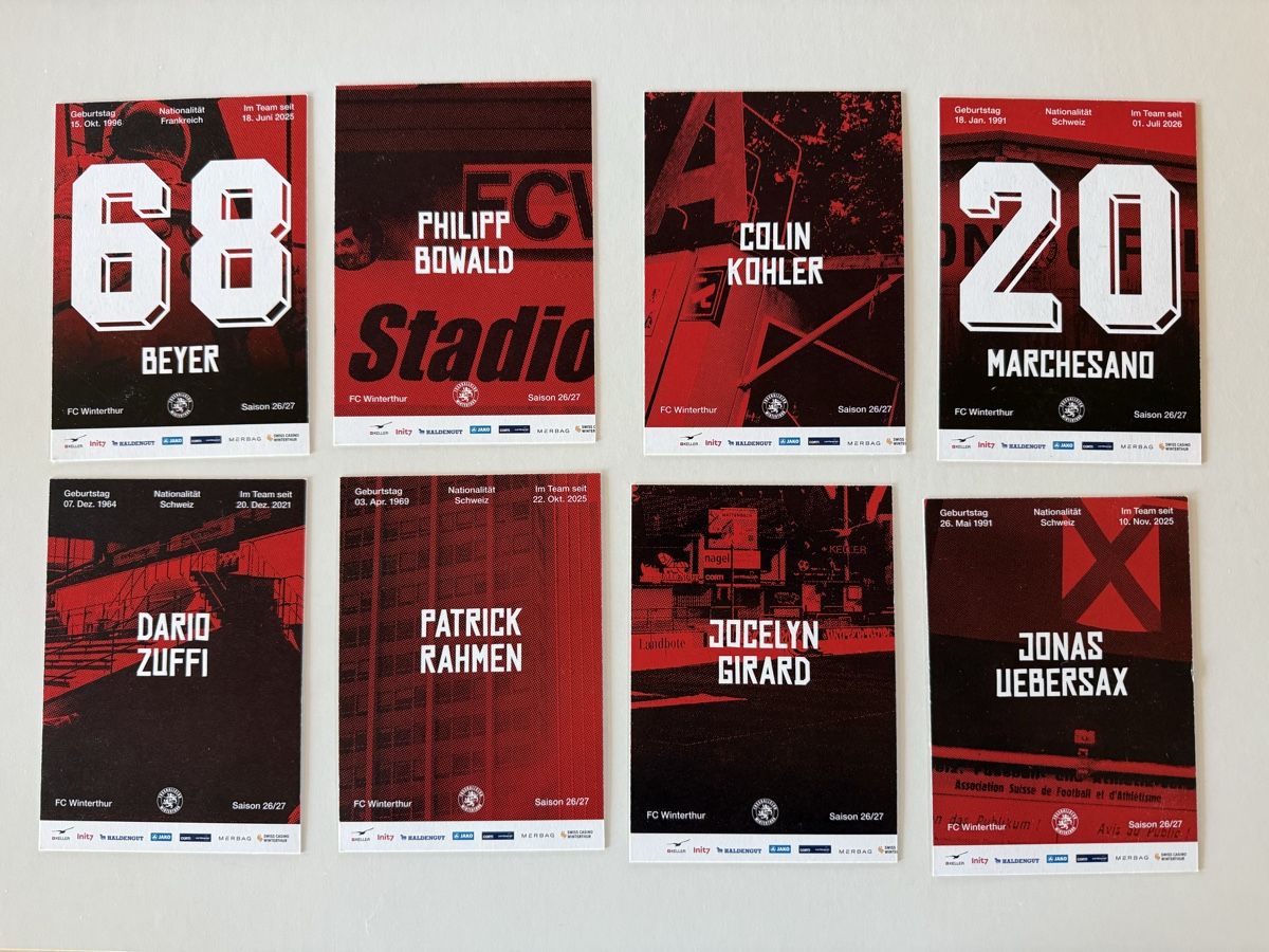 Autografi: Autogrammkarten FC Winterthur – Nuovo (secondo la descrizione) da Elgg venduto da e-Philip01 2