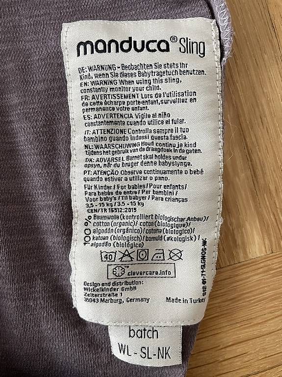 Marsupi portabebè: Manduca Babytrage  – Usato da Niederlenz venduto da Plusia 1