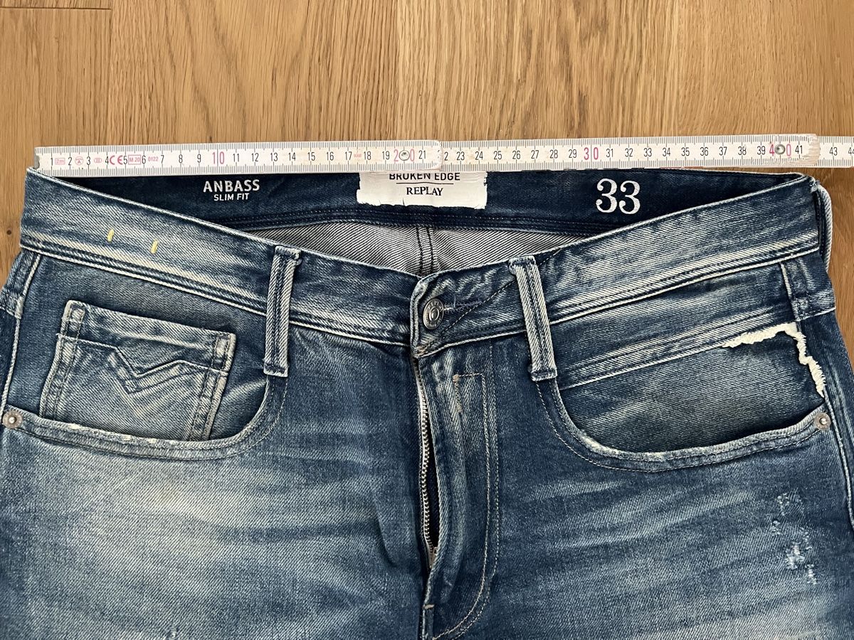 Replay Jeans: Replay Broken edge W33 – Gebraucht aus Schneisingen von Hase3000 1