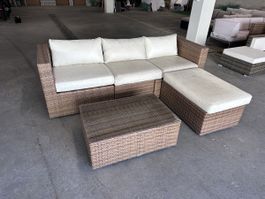 Gartenlounge Rattan 6-tlg JARDINI