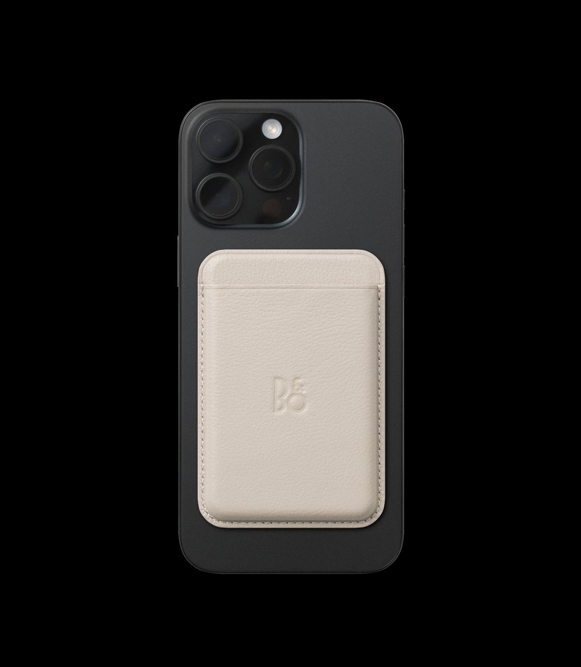 Bang & Olufsen Cover & Protezioni schermo: B&O MagSafe-kompatibler Kartenhalter, Sand / Beige – Nuovo e nell'imballaggio originale da St. Gallen venduto da haeberlitv.ch