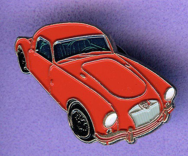 Placchette & Badge: MG MGA Coupé – Usato da Winterthur venduto da Sammleroase