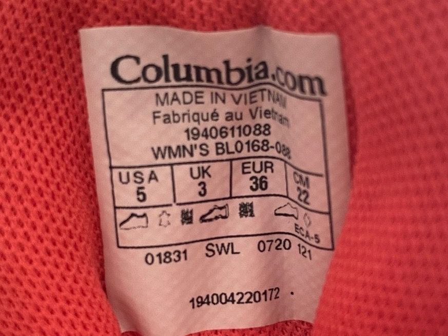 Columbia Scarpe da donna: COLUMBIA REDMOND III WP Wanderschuh Damen, 36 – Nuovo e nell'imballaggio originale da Luzern venduto da falena01 8