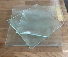 Glasplatten Set, guter Zustand