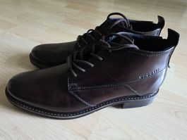 Neue Bugatti Schnürstiefeletten braun Gr. 44 Bugatti Leder
