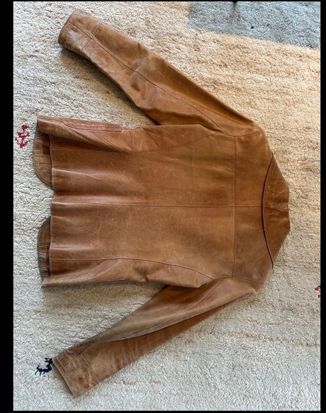 Jacken: Part Two Vintage Lederblazer, hellbraun, Gr. 34 – Gebraucht aus Wangen b. Olten von esma010 1