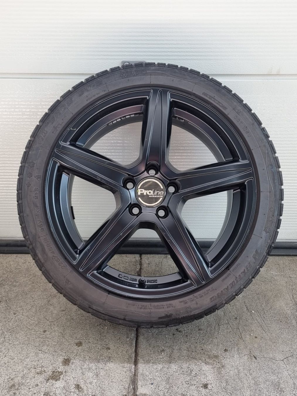 Cerchioni: Alufelgen Proline schwarz 5-Speichen 4 Stk. gebraucht – Usato da Kirchdorf AG venduto da Cartastic_AG 4