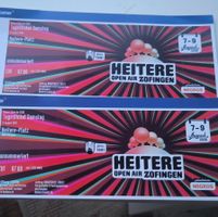 2 Tagestickets Samstag Heitere Open Air Zofingen