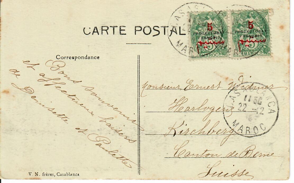 Cartoline postali: AK Marokko - Casablanca – Usato da Hochdorf venduto da Ziegel-16
