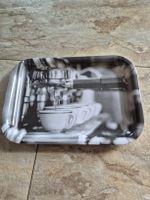 Kaffee-Tablett mit Espressomaschinen-Motiv, neu!