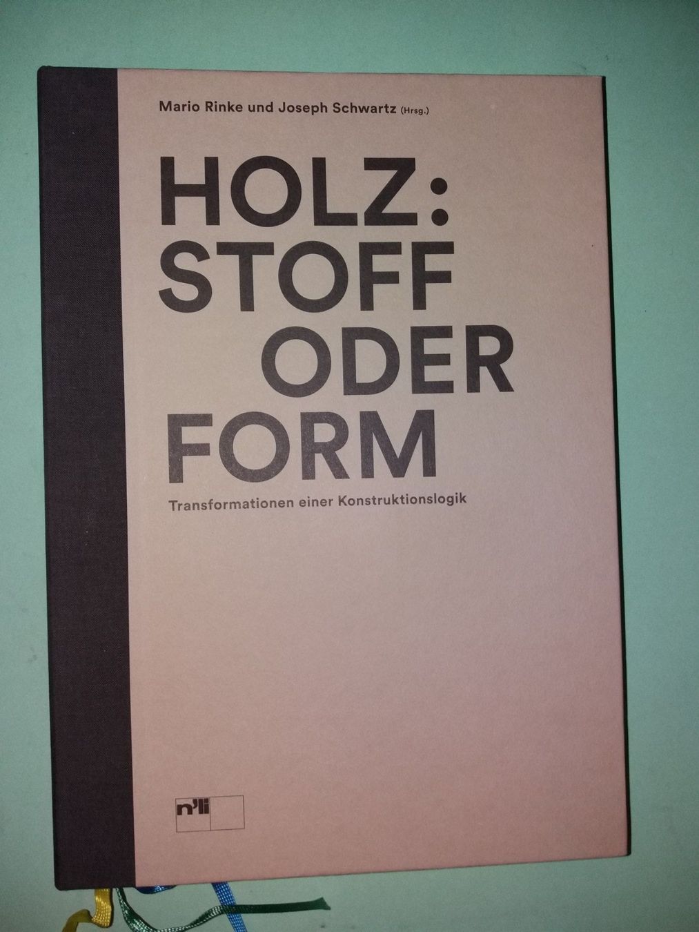 Bücher: HOLZ Stoff Form  Rinke Schwartz – Gebraucht aus Welschenrohr von Regool