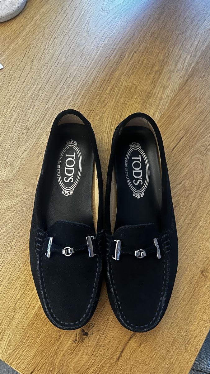 Damenschuhe: TOD'S Blue Suede Loafers - 36 – Gebraucht aus Zürich von melissacdn