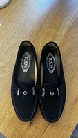 TOD'S Blue Suede Loafers - 36