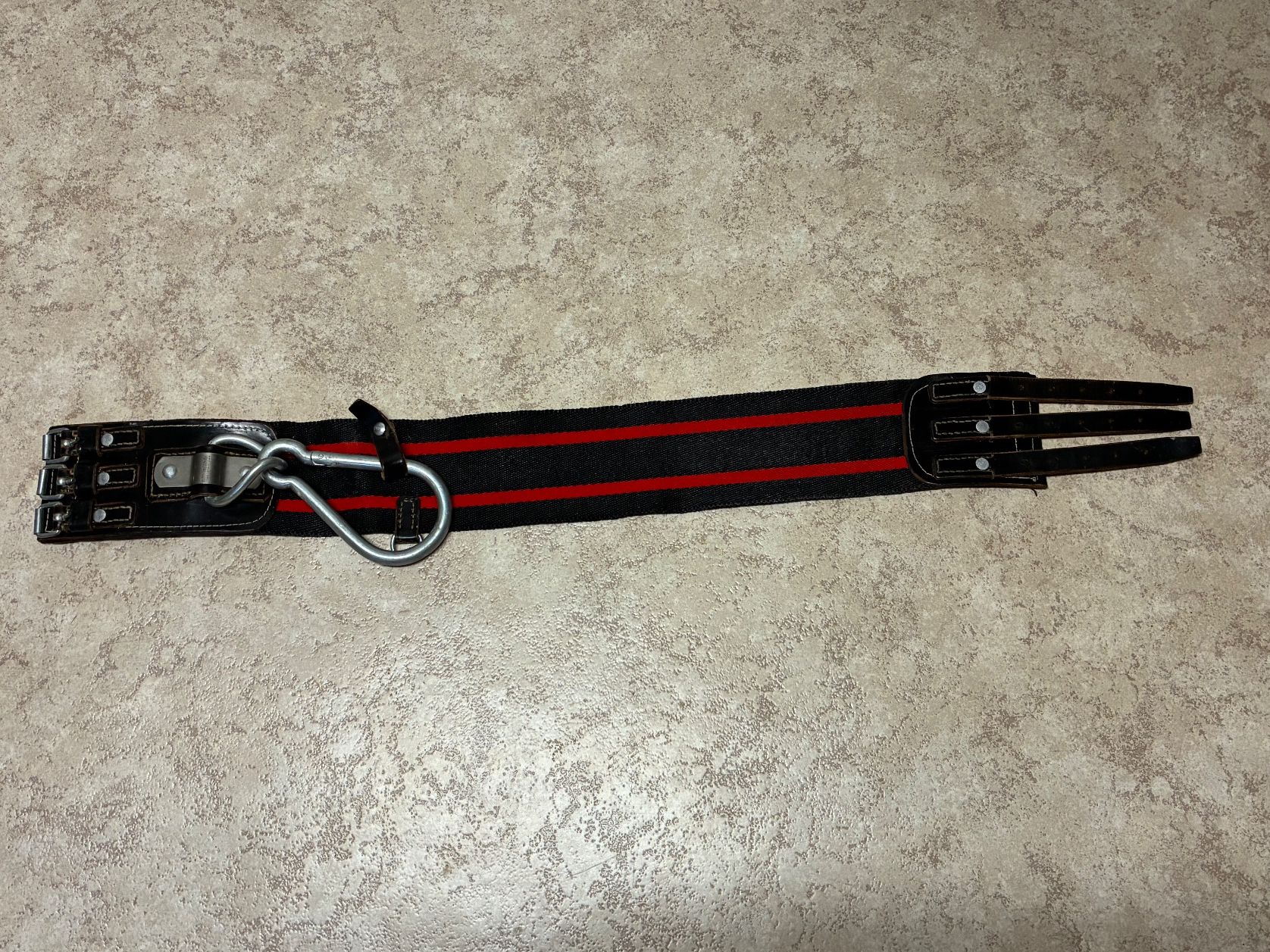 Attrezzatura da arrampicata: Feuerwehrgurt mit Karabiner Vintage – Usato da Horw venduto da adler65