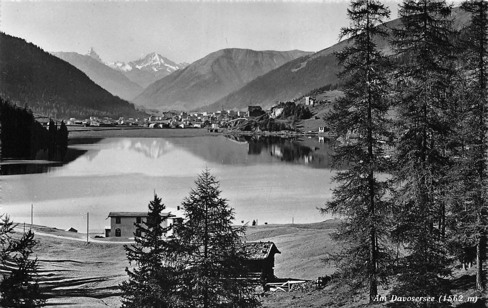 Cartoline postali: 2x Davos, Davosersee – Usato da Ottikon b.Kemptth. venduto da Neptun1974 2