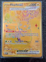 Prismatische Entwicklungen/Pikachu ex 179/131 Goldkarte NM+