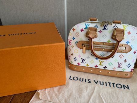 Louis Vuitton Alma PM Murakami Multicolore White – Fullset