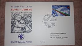 Swissair Sofia - Geneve 01.12.1984