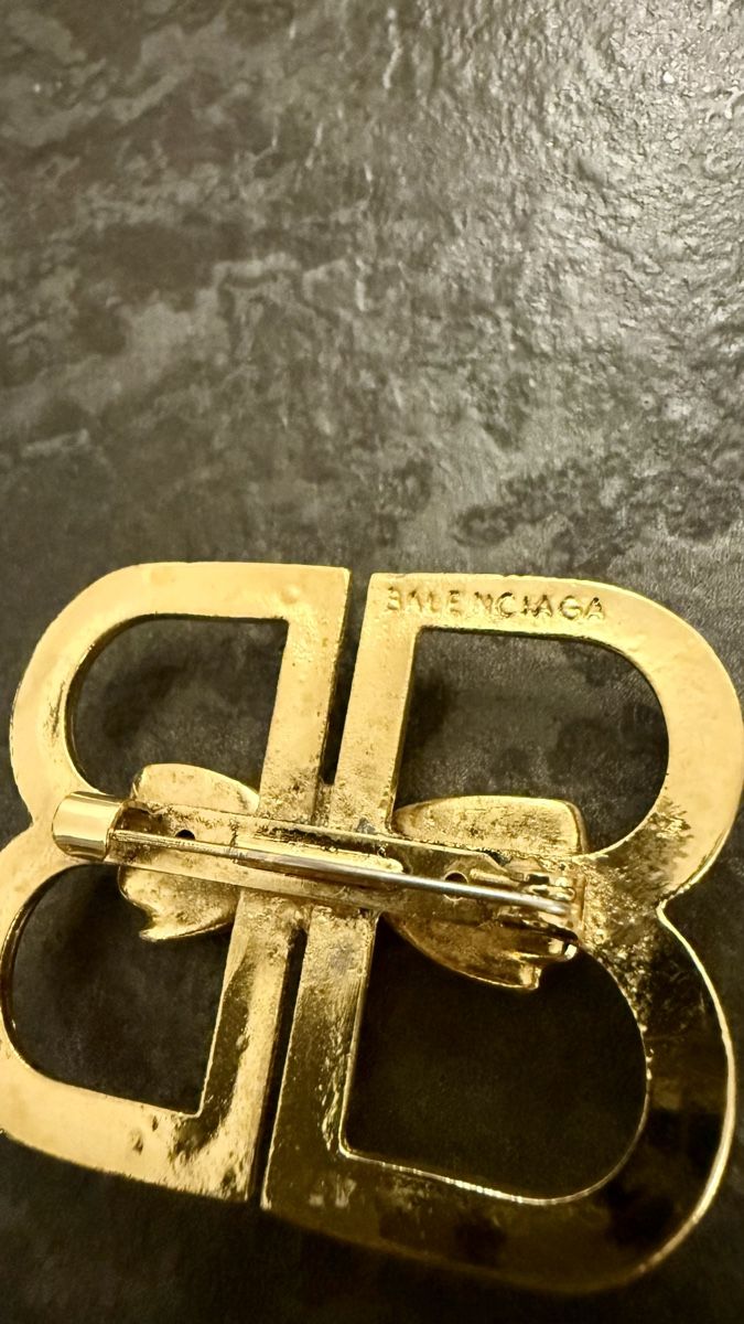 Balenciaga Broschen & Nadeln: Broche vintage Balenciaga dorée – Gebraucht aus Nyon von stylevintage79 4