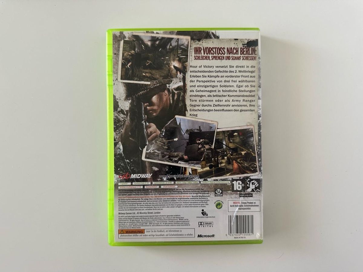 Spiele: Hour of Victory, Xbox 360 – Gebraucht aus Couvet von Aura_aura 2